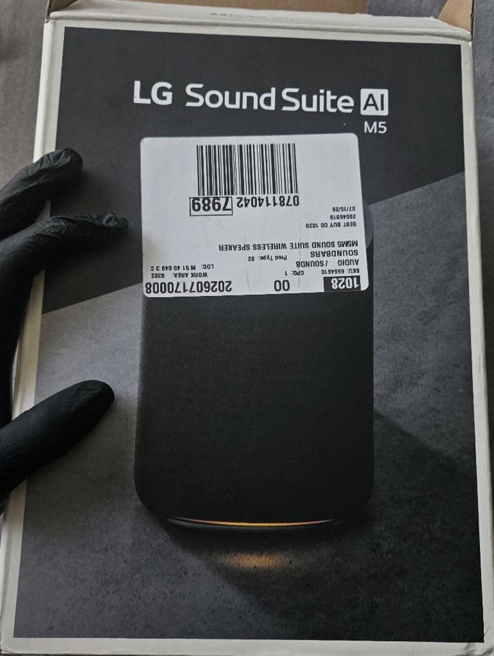 LG SoundSuite AI M5 Wireless Speaker in Black